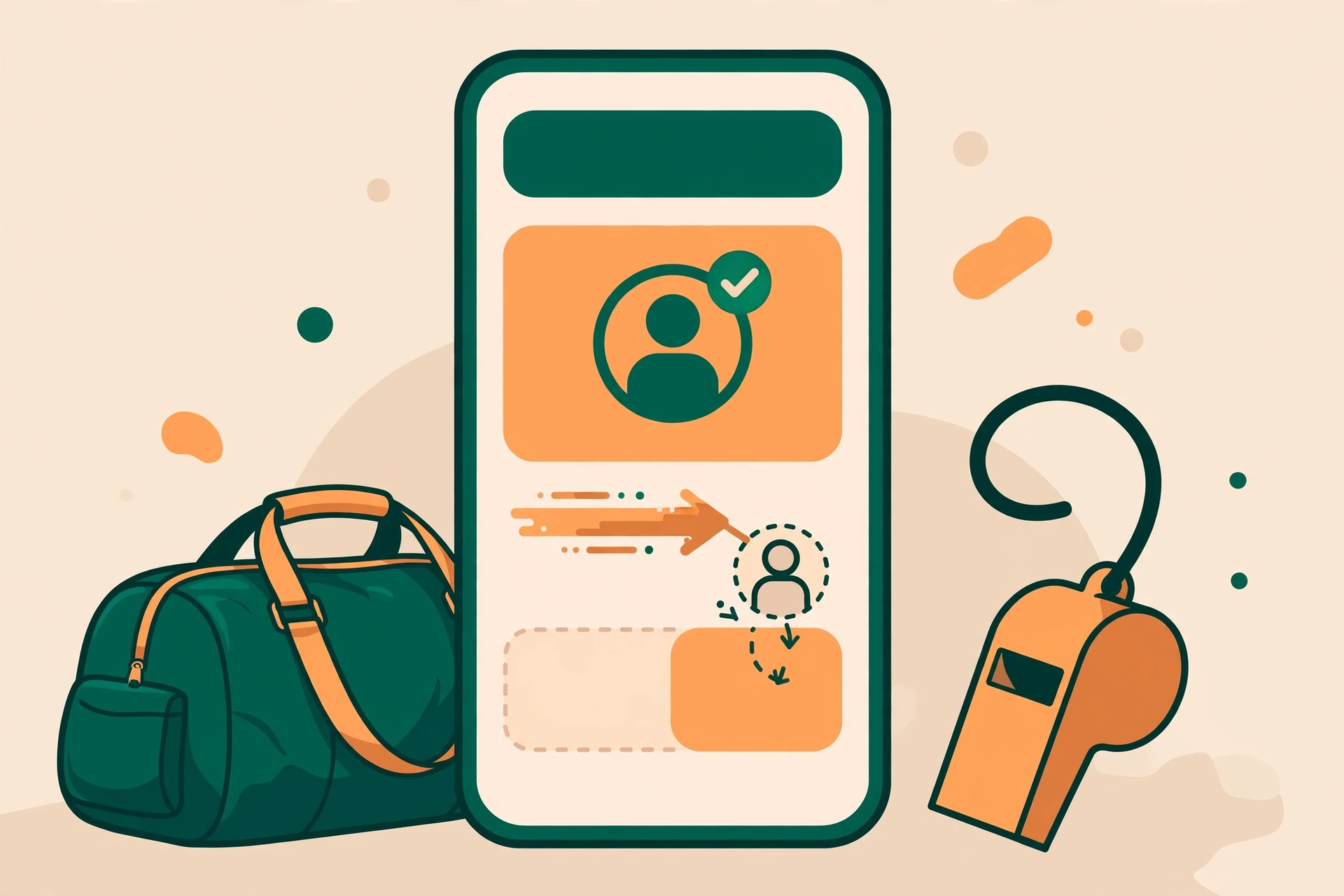 Smartphone showing a class booking screen with a waitlist automatically filling an empty spot
