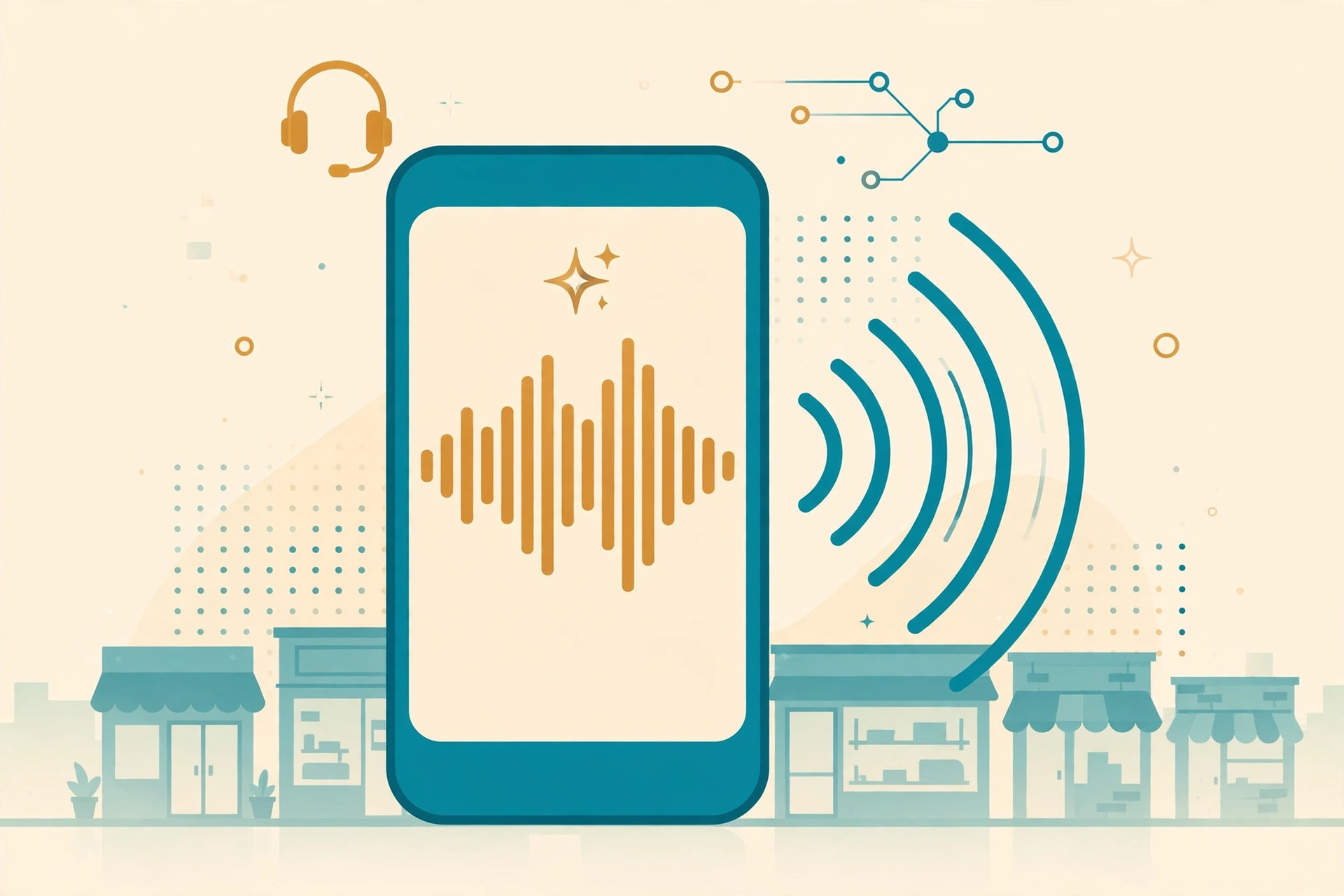 AI phone assistant answering calls for a small business